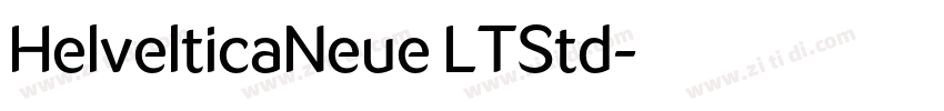 HelvelticaNeue LTStd字体转换